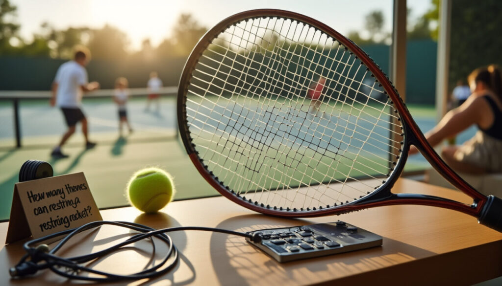 découvrez combien de fois vous pouvez cordez votre raquette de tennis pour optimiser sa performance et prolonger sa durée de vie. conseils pratiques et recommandations pour les joueurs de tous niveaux.